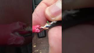 paramotor radio adaptor cable issue found Time to redo the cable [upl. by Geldens]