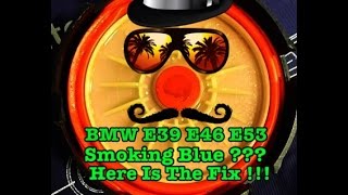 BMW Blue Smoke Fix CCV PCV Delete and Catch Can Install Explained E39 E53 E46 E90 E60 M52tu M54 [upl. by Inig]