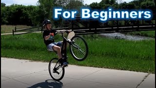 How To Wheelie A Mountain Bike EASY and FAST [upl. by Llij610]