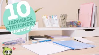 10 Japanese Stationery Essentials EVERYONE Should Own ✏️ 📒 [upl. by Celestine73]