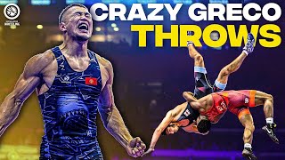 5 Minutes of Crazy GrecoRoman Wrestling Throws [upl. by Nirro]