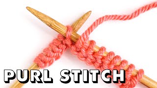 How to Do a Stockinette Stitch  Knitting [upl. by Aihsema293]