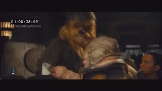 Chewbacca Rips off Unkar Plutts Arm  Star Wars Episode VII [upl. by Aleek]