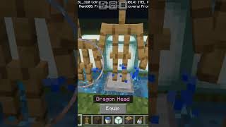 Moving dragon head in Minecraft [upl. by Clough]