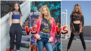 Tiktok Battle Sophie Fergi VS Emily Dobson VS Jenna Davis [upl. by Rusert]