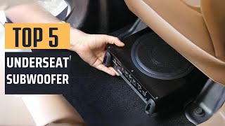 Best Underseat Subwoofers 2024  Top 5 Picks [upl. by Tades]