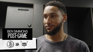 Ben Simmons  PostGame Press Conference  Charlotte Hornets [upl. by Nicram199]