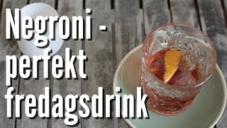 Negroni  trevlig och snabb drink [upl. by Storz101]