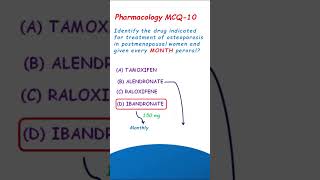 Osteoporosis  Pharmacology MCQ10 [upl. by Leffen]