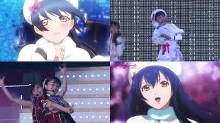 µs  Snow Halation Anime MV Live ver Ultra Compilation [upl. by Elleved]