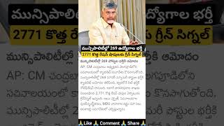 AP Municipality jobs Recruitment 2024 [upl. by Marcell]