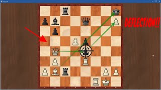 Can You Solve This Deflection Tactic for Advanced Chess Players [upl. by Corissa]