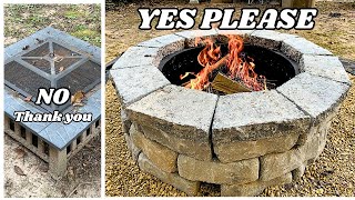 Smokeless Fire Pit Build Simplified Free Build Plans Included [upl. by Chick]