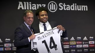 🙌 WELCOME WESTON  McKennie Tours The Allianz Stadium  Juventus [upl. by Neik]