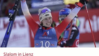 Ski Alpin Womens Slalom LienzAUT 2run Highlights 2023 [upl. by Rolyat]