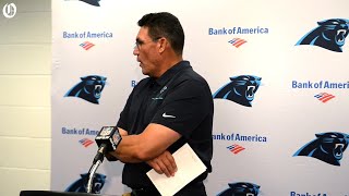 Panthers Rivera on quarterback Kyle Allens cool [upl. by Eikcin376]