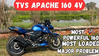 apache 160 4v modified  ride review  Apache 160 modification skybhp [upl. by Akeimahs]