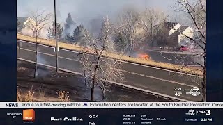 Gusting winds wildfires causing evacuations and multiple traffic issues detours closures [upl. by Ojeitak934]