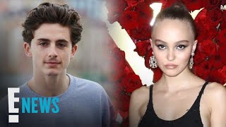 Timothee Chalamet And LilyRose Depp Spark Dating Rumors  E News [upl. by Garth]