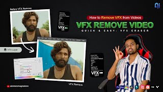 VFX Remove App  VFX Eraser  VFX Breakdown  ENG Sub  Abisheks Imaginations [upl. by Tatiania595]