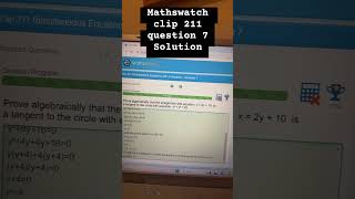 Mathswatch clip 211 Question 7 Solution Harder question 3 [upl. by Atiekal]