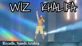 WIZ KHALIFA  RIYADH CONCERT 23  FULL PERFORMANCE [upl. by Joy]