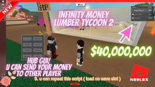 HOW TO DUPE MONEY IN LUMBER TYCOON 2 USING JJ SPLOIT  INFINITY MONEY 2022  Paste Bin Script [upl. by Sauder]