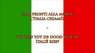 Italiaanse nationale volkslied ITNL tekst  Anthem of Italy Dutch [upl. by Valery232]