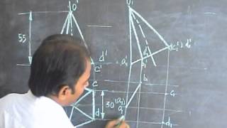 Engineering Graphics MADE EASY by ProfDrREdison Projections of Solids Problem 09 [upl. by Amaso]