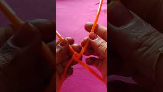 Easy knot for plastic wire basket 🧺 for beginners satisfied trending youtube viralshort [upl. by Ailama187]