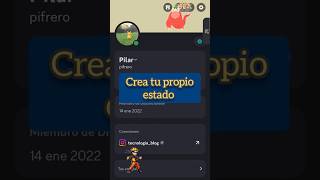 🎮✨ ¡Crea Tu Propio Estado en Discord  Personaliza Tu Perfil en Minutos 📝🚀 [upl. by Christin644]