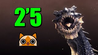 Fatalis 25 Solo Palico Exploit  MHW Iceborne [upl. by Aikat]