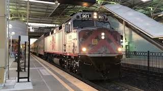 A Few Caltrains at Millbrae CA 72224 [upl. by Cocks]