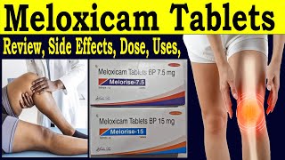 Meloxicam 15 mg 75mg tablet  Review meloxicam 15 mg  meloxicam tablet uses in Hindi Side Effect [upl. by Oloap]