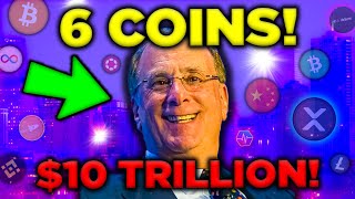 BlackRock CEO Larry Fink goes ALL IN on Crypto 6 Coins [upl. by Ynaffik829]