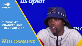 Sloane Stephens Press Conference  2021 US Open Round 2 [upl. by Cony217]