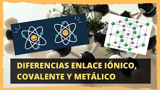 QUÍMICA  Tipos de enlaces químicos y como identificarlos  PASO A PASO [upl. by Cleopatre]