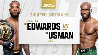 UFC 286 Leon Edwards vs Kamaru Usman Highlights [upl. by Netsrak706]