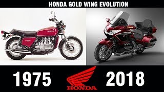 HONDA GOLD WING  EVOLUTION 19752018  The Evolution Of Honda Gold Wing [upl. by Loeb]