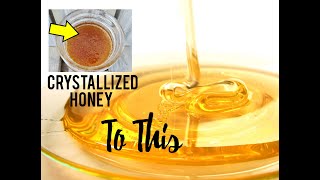 Super Easy bring crystallized honey back to liquid [upl. by Boycie]