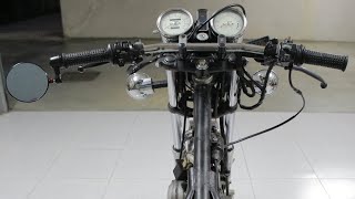 ∆ Montar Manillarmanubrio plano drag bar Tommaselli Yamaha SR 250 69 cm ancho 22 mm diámetro [upl. by Einnahpets]