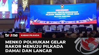 Menko Polhukam Gelar Rakor Kesiapan Penyelenggaraan Pilkada Serentak Wilayah Sumatera  tvOne [upl. by Kline393]