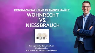 🏡 Wohnrecht vs Nießbrauch  was ist der Unterschied🏡 [upl. by Annanhoj277]