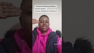 Hymne national du Cameroun Cameroon National Anthem french version 🇨🇲 [upl. by Edwyna35]