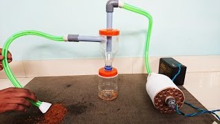 How to Make Cyclone Dust Collector for Vacuum Cleaner at home [upl. by Ronnholm]