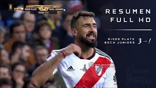 River Plate vs Boca Juniors 31 Copa Libertadores 2018  FINAL VUELTA  Resumen FULL HD [upl. by Adnwahsal]