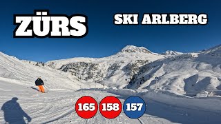 SKI ARLBERG ZÜRS  Madloch to Seekopf [upl. by Nnahaid]