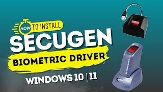 How To Install Secugen Biometric Device In Windows 10  Secugen Biometric Device Installation on PC [upl. by Teddi]