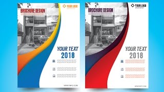 how to makeBrochure Design in CorelDraw x7 6 by as graphics [upl. by Eniksre]