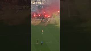 Rare footage Chaos at the FAI Cup final StPats vs Bohemians [upl. by Lenahc]